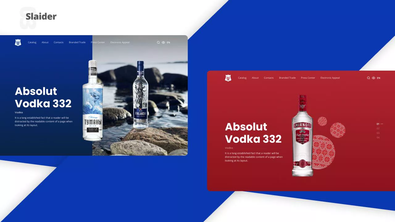 Концепт-идея сайта алкогольной продукции — 6