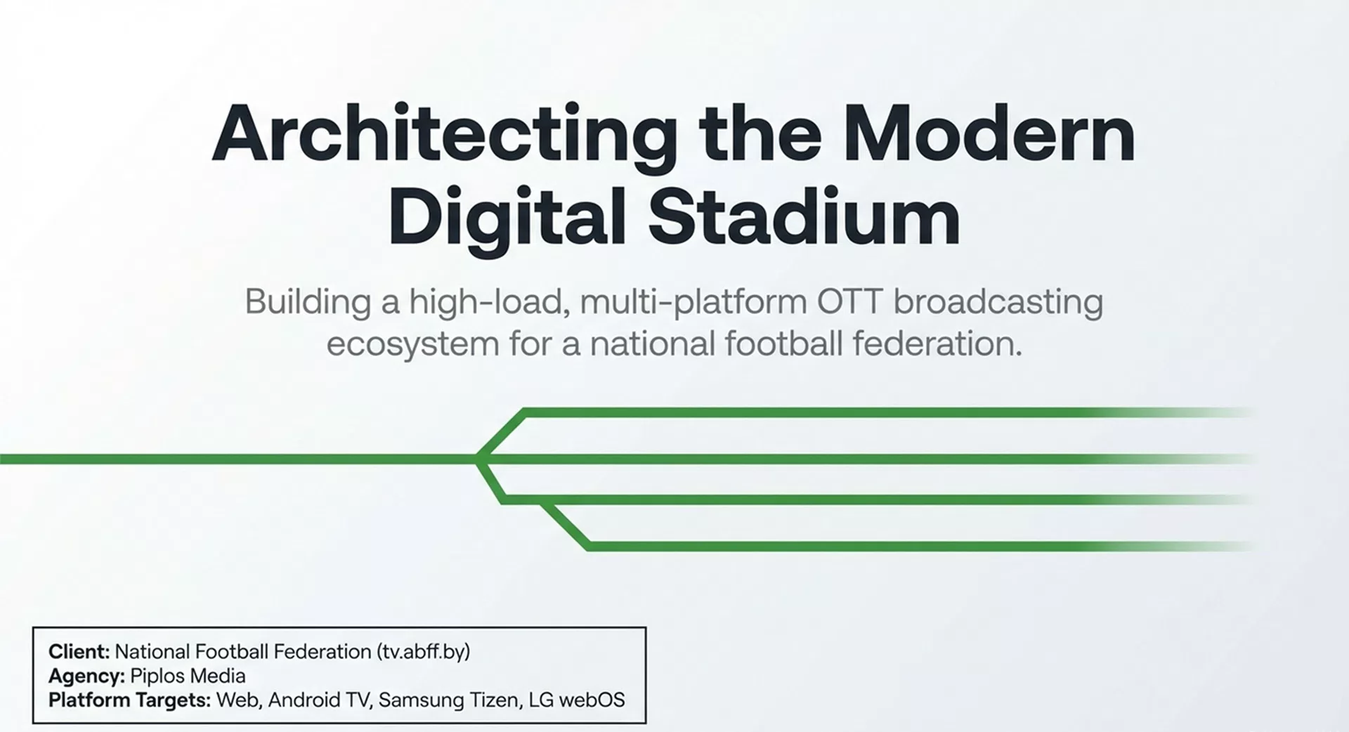 Development of an OTT platform for live streaming — 1