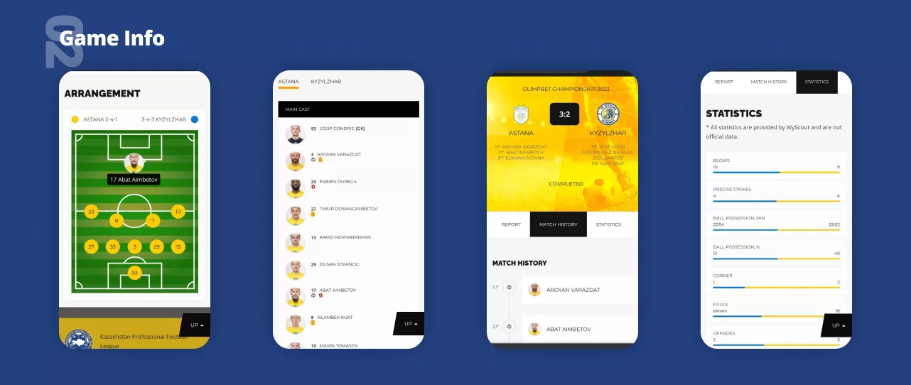 Integration with Genius Sports and WyScout — 2