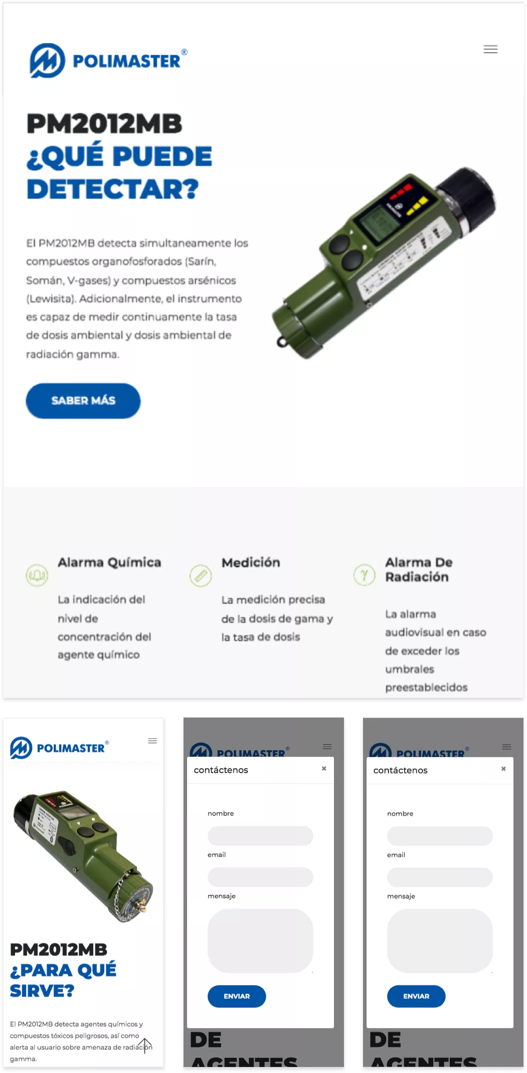 Promo Sites for Polimaster — 3