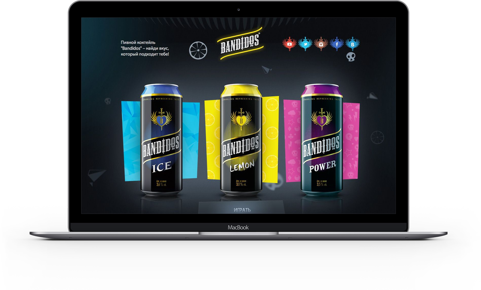 Bandidos social network app — 1