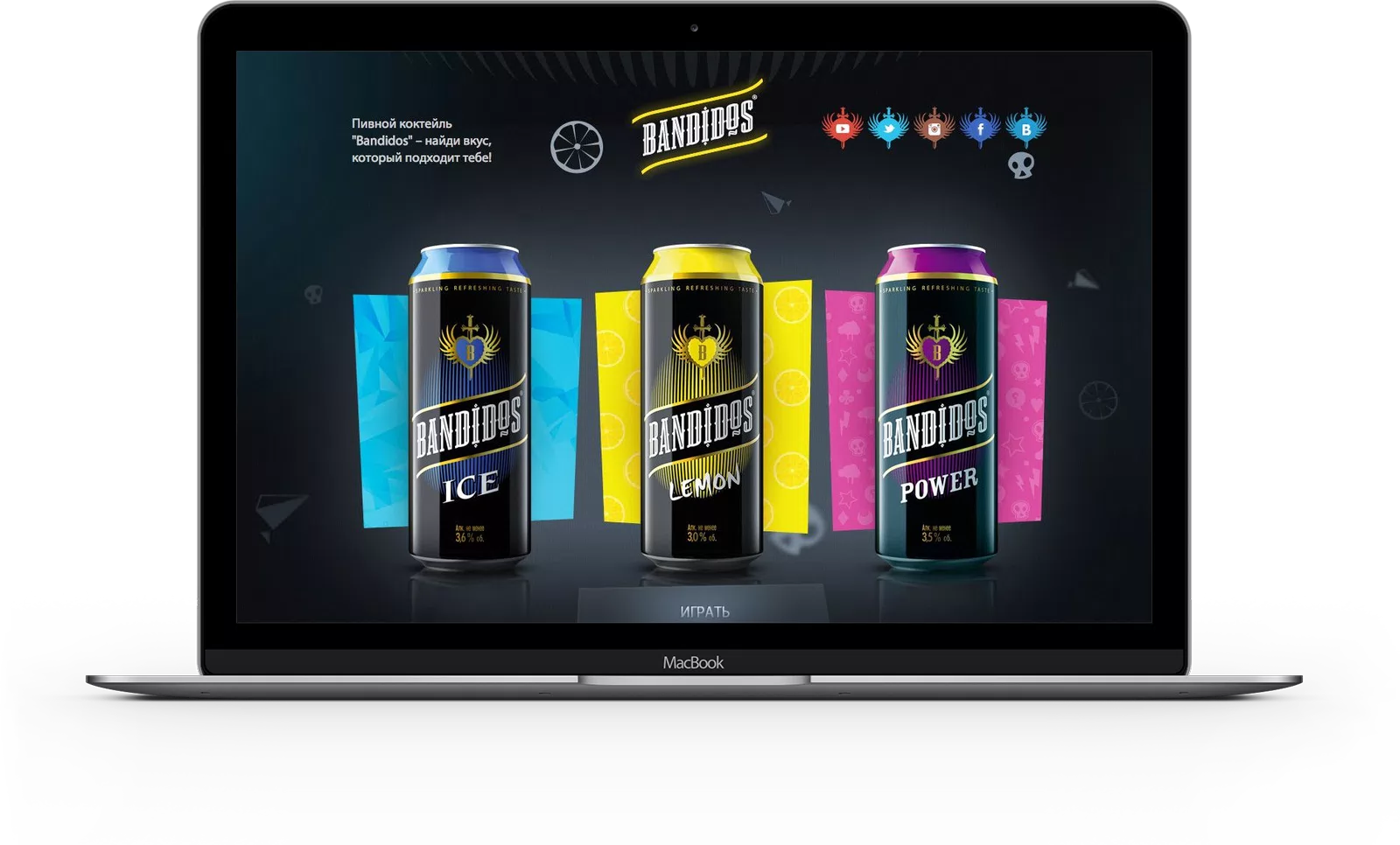 Bandidos social network app — 1