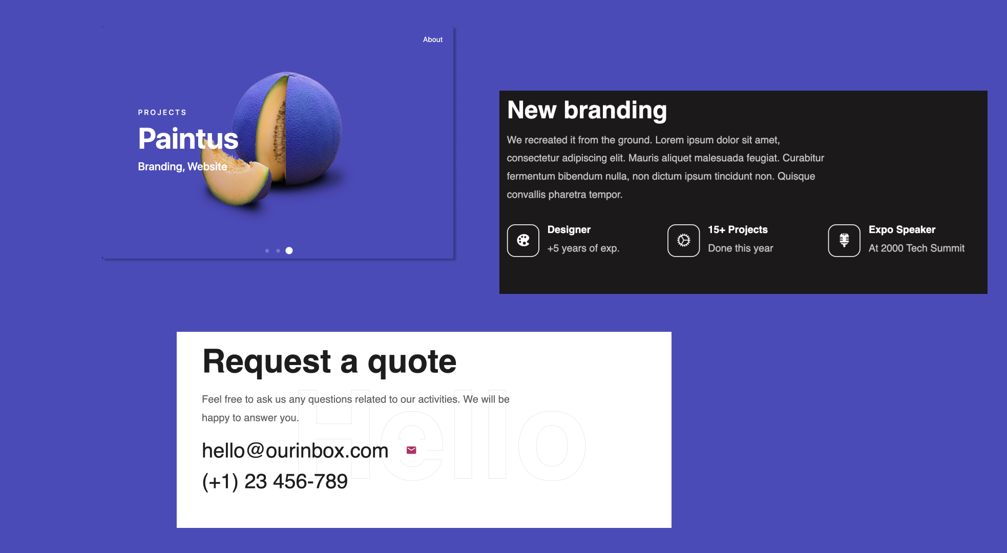 Promo project for an event agency — 4