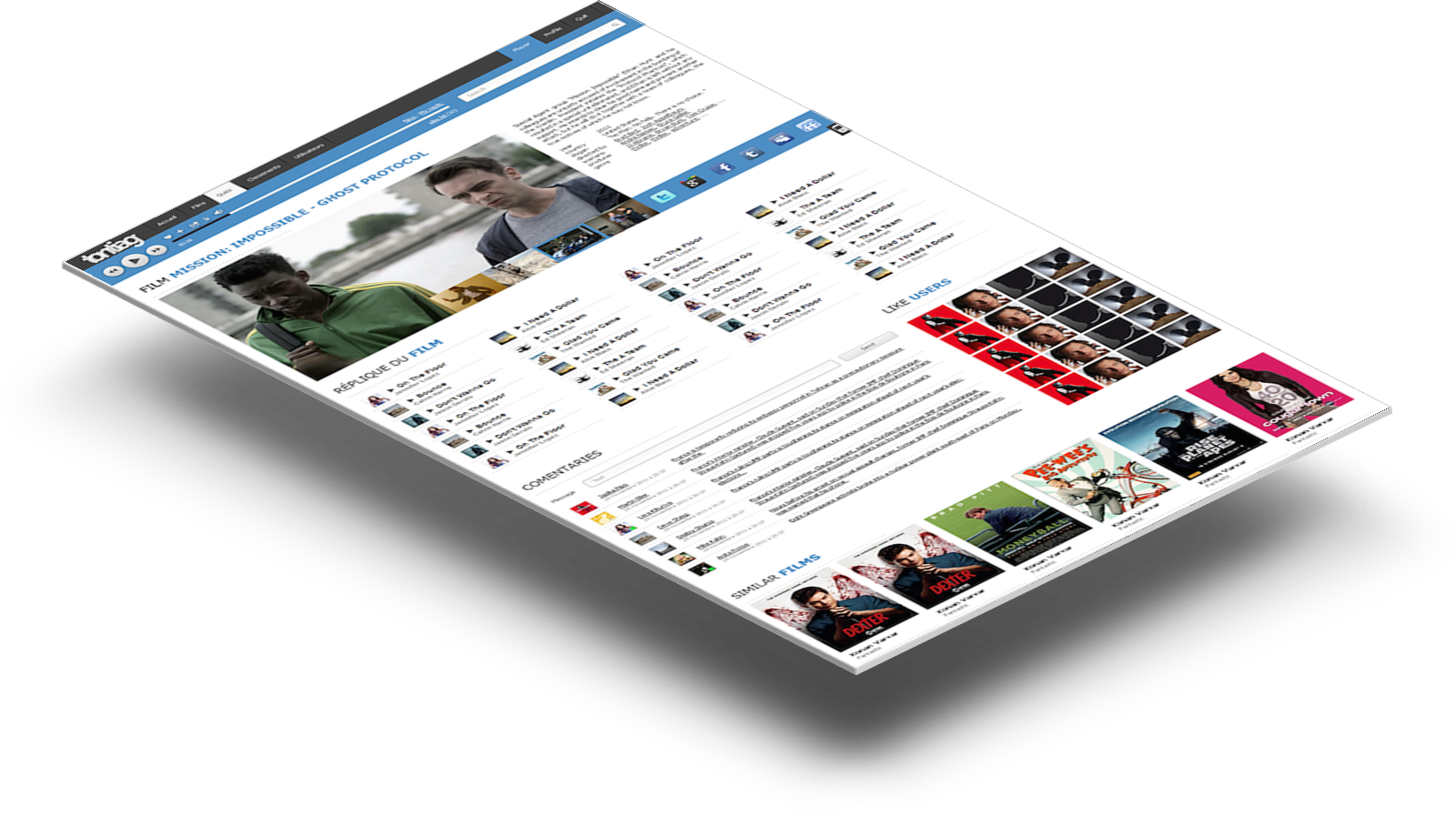 The social network of movie fans Tontiag — 2