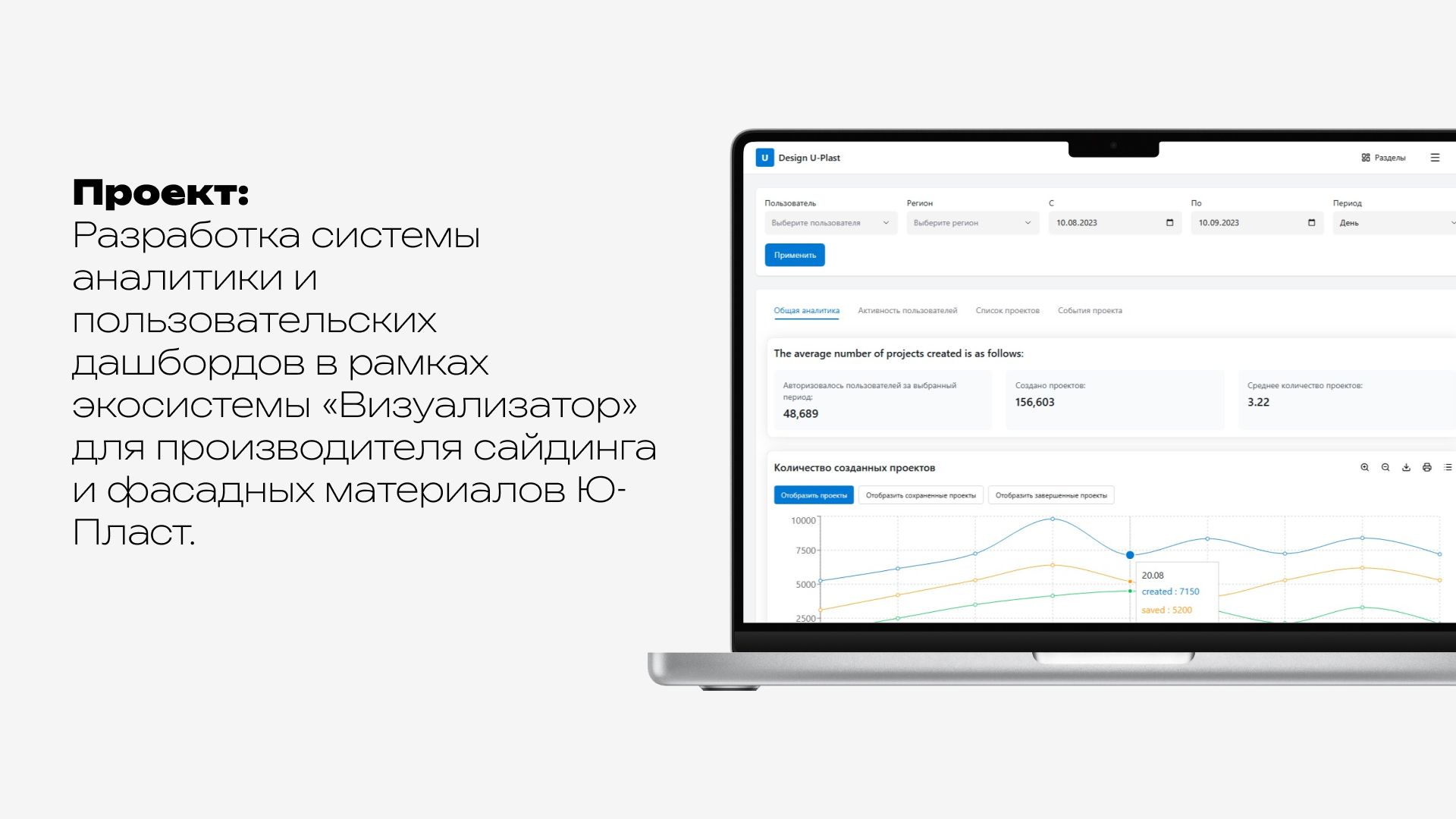 Кейс 3. Аналитика и дашборды для CRM Ю-Пласт — 1