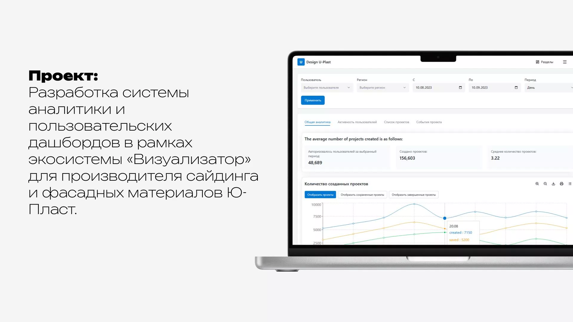 Кейс 3. Аналитика и дашборды для CRM Ю-Пласт — 1